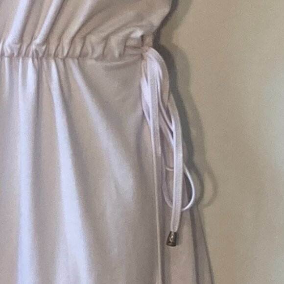 Hount SZ 2X NWT White V-neck drawstring waist bead details tunic/dress - Picture 5 of 8